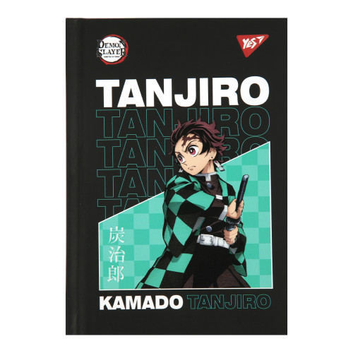 Блокнот в линию А6 64 листа 7БЦ YES Demon Slayer