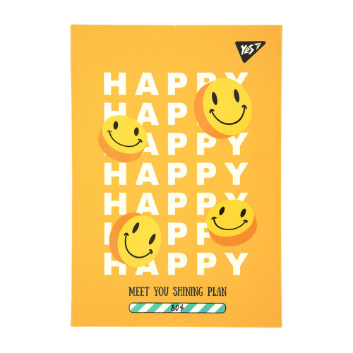 Блокнот в клетку А6 64 листа интегральный YES Smile