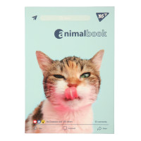 Блокнот в линию А6 64 листа интегральный YES Animalbook