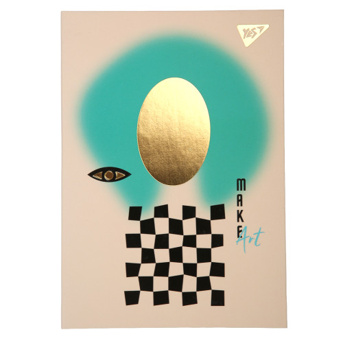 Блокнот в клетку А6 64 листа интегральный YES Make art