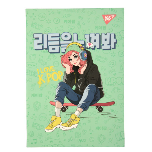 Блокнот в точку А6 64 листа интегральный YES K-POP