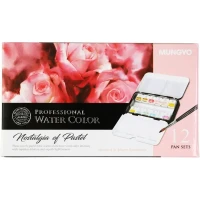 Набір акварельних фарб GALLERY Nostalgia of Pastel 12 кольорів MUNGYO  