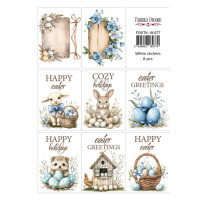 Набор наклеек (стикеров) для Упаковки и Журналинга №18-077 Набор наклеек (стикеров) для Упаковки и Журналинга №18-077