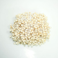 Тичинки декоративні великі цукрові двосторонні Кремовий 20 шт