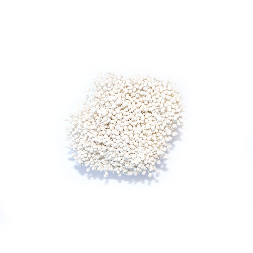 Тычинки маленькие глянцевые двусторонние Кремовый 20 шт