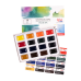 Набор акварельных красок ROSA Studio PLEIN AIR, 16x2,5 мл, кюветы, картонная упаковка
