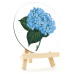 Набор картина по номерам Голубая гортензия, круглая, Ø15 см, с мольбертом ROSA START
