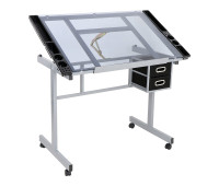 Стіл художній SINOART, 104x60x75 см, загартоване скло, регульований кут нахилу
