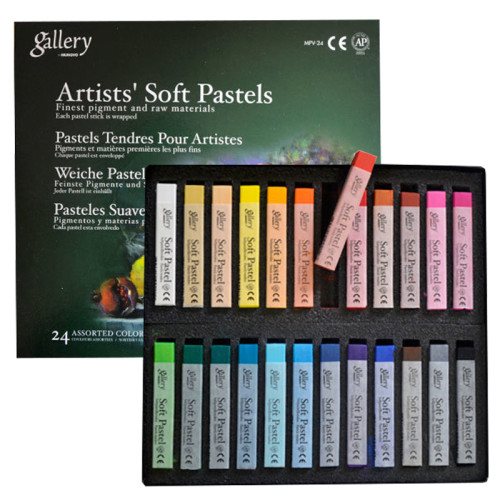 Набор сухой профессиональной пастели MUNGYO MPV, 24 шт