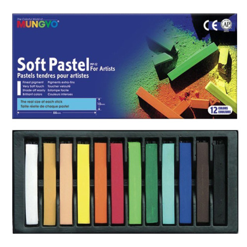 Набор сухой пастели Mungyo МР, 12 шт