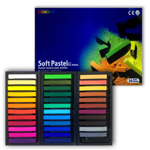 Набор сухой пастели Mungyo МР, 36 шт