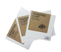 Полотно 30х30 см на ДВП холопок грунтоване