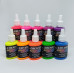 Набор флуоресцентных красок для аэрографии Createx, 10 шт по 30 мл