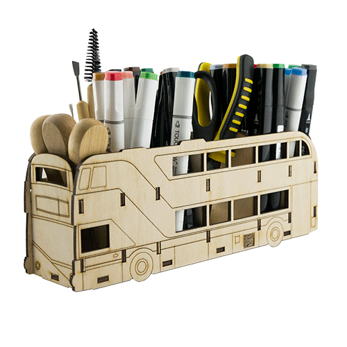 Настільний органайзер для письмового приладдя Лондонський Автобус , №11 (колір Червоний) Настільний органайзер для письмового приладдя Лондонський Автобус , №11 (колір Червоний)