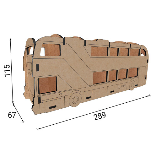 Настільний органайзер для письмового приладдя Лондонський Автобус , №11 (колір Червоний) Настільний органайзер для письмового приладдя Лондонський Автобус , №11 (колір Червоний)