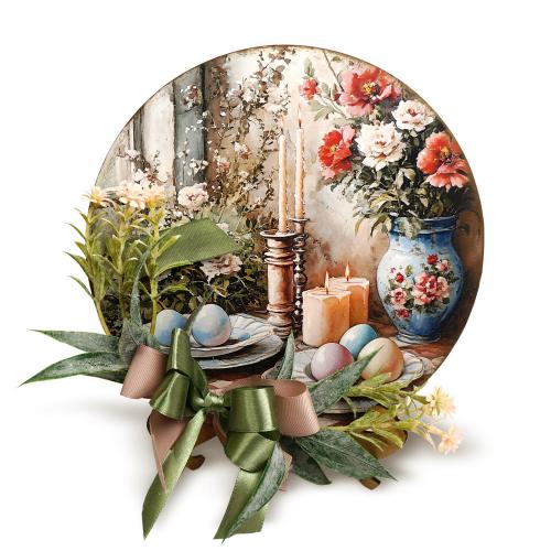 Інтер'єрна декоративна композиція Пасхальний натюрморт, №07