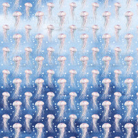 Лист двостороннього паперу для скрапбукінгу Sea soul-2 20,5х20,5 см