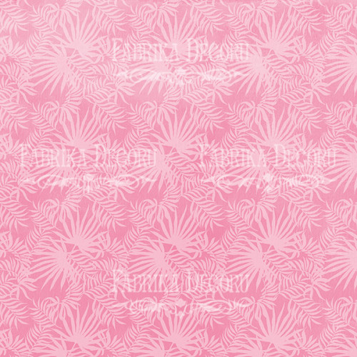 Лист двостороннього паперу для скрапбукінгу Wild Tropics-2 20,5х20,5 см