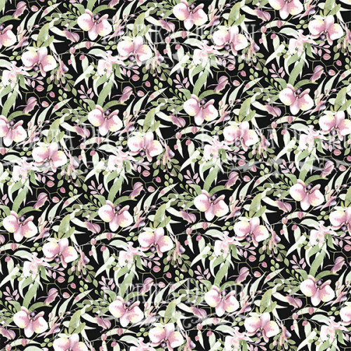 Лист двостороннього паперу для скрапбукінгу Wild orchid-1 20,5х20,5 см