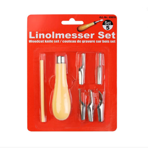 Набір різців для ліногравюри в блістері 5 штук  