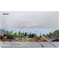 Набор акварельных карандашей Raffine в металлическом пенале 7120-TN, 36 шт Набор акварельных карандашей Raffine в металлическом пенале 7120-TN, 36 шт