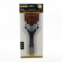 Набір пензлів флейц Art Nation синтетика 3 шт №2,5,7