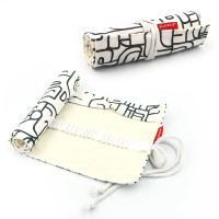 Пенал-рулон 48 ячеек Acmeliae для карандашей, лайнеров, кистей