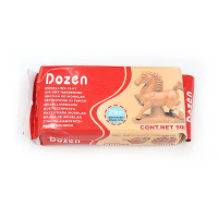 Масса для лепки, глина 500 г коричневая Dozen