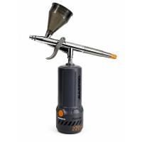 Набор для аэрографии: аккумуляторный аэрограф с компрессором MK430B-116E с аэрографом пистолетного типа AG-116E