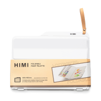 Палитра пластиковая 25,5х19,5 см, раскладная, HIMI