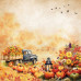 Лист двусторонней бумаги для скрапбукинга Bright Autumn №1129-2 30,5х30,5 см