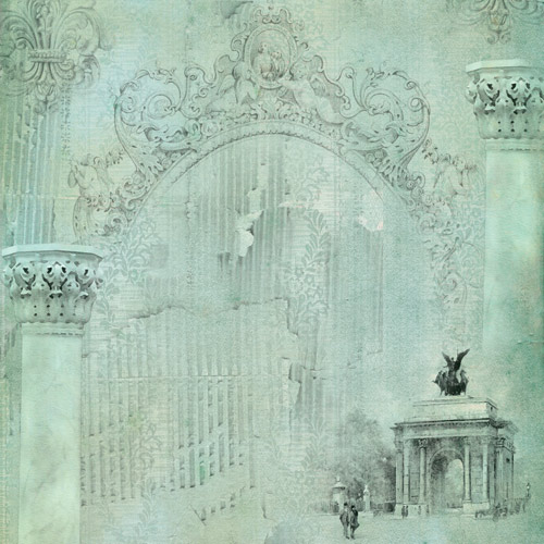 Лист двусторонней бумаги для скрапбукинга Family Heritage №1098-2 30,5х30,5 см