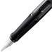 Чернильная Ручка Lamy Joy Светящаяся Черная с красной клипсой 1,5 мм / Чернила T10 Синие [015] (4014519651109)