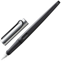 Чернильная Ручка Lamy Joy Матовая Черная с хромированным колпачком 1,5 мм / Чернила T10 Синие [011] (4014519651079)