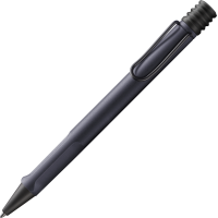 Шариковая авторучка Lamy Safari Стальная черная / Стержень M16 1,0 мм Синий [2Е2] (4014519769620)