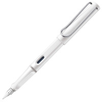 Чернильная Ручка Lamy Safari Белая EF / Чернила T10 Синие [019] (4014519282419)