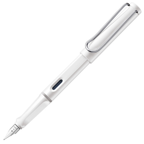 Чернильная Ручка Lamy Safari Белая EF / Чернила T10 Синие [019] (4014519282419)