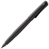 Чернильная Ручка Lamy Studio All Black EF / Чернила T10 Синие [066] (4014519720973)