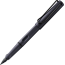 Чернильная Ручка Lamy Safari Стальная черная F/Чернила T10 Синие [0Е2] (4014519769453)