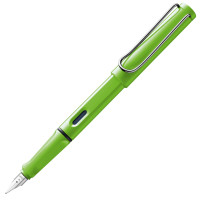 Чернильная Ручка Lamy Safari Зеленая EF / Чернила T10 Синие [013] (4014519661542)
