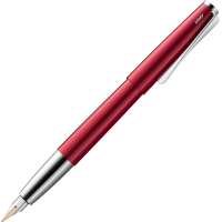 Чернильная Ручка Lamy Studio Лакированная красная F / Чернила T10 Синие [068] (4014519785873)