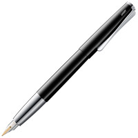 Чорнильна ручка Lamy Studio Лакована чорна EF / Чорнила T10 Сині [068] (4014519693451)  