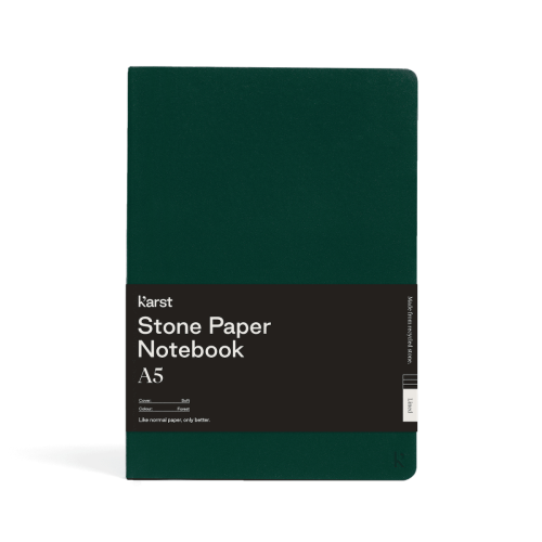 Записная книжка Karst Classic A5 / Линейка Лесной зеленый Мягкий (754169025397)