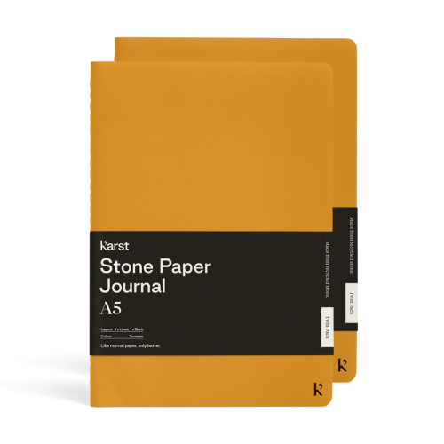 Записная книжка Karst Journal A5 / Линейка + Нелинированный Куркума (2 шт.) (754169024970)