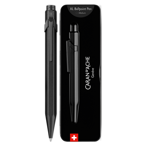 Ручка Caran d'Ache 849 XL BLACK CODE Черная + box (7630002360630)