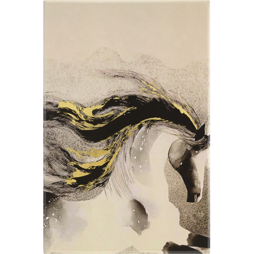 Записная книжка Moleskine Year of the Horse средняя / Линейка Серый в подарочном боксе (8056999278502)