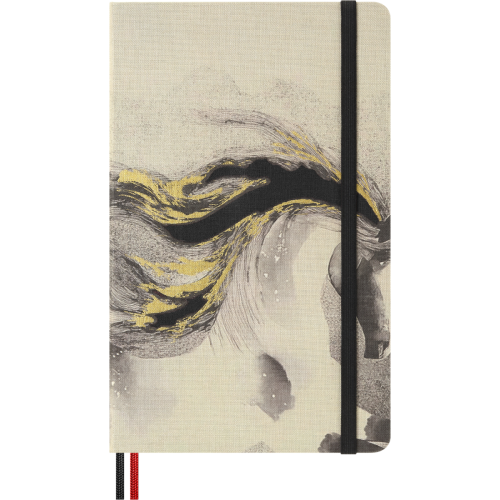 Записная книжка Moleskine Year of the Horse средняя / Линейка Серый (8056999278496)