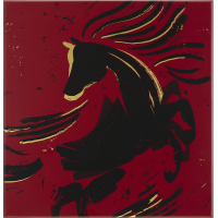 Записная книжка Moleskine Year of the Horse Красная + 4 карандаша Blackwings Подарочный набор (8056999278533)