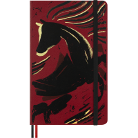 Записна книжка Moleskine Year of the Horse середня / Лінійка Червоний (8056999278519)  
