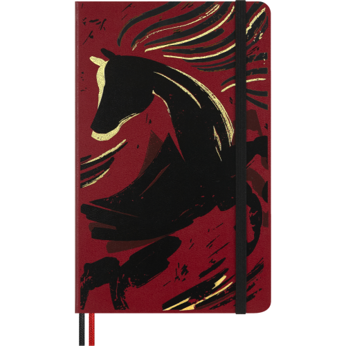 Записная книжка Moleskine Year of the Horse средняя / Линейка Красный (8056999278519)